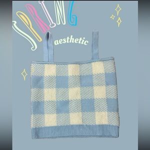 PRE-LOVED ♻️ White and blue blouse